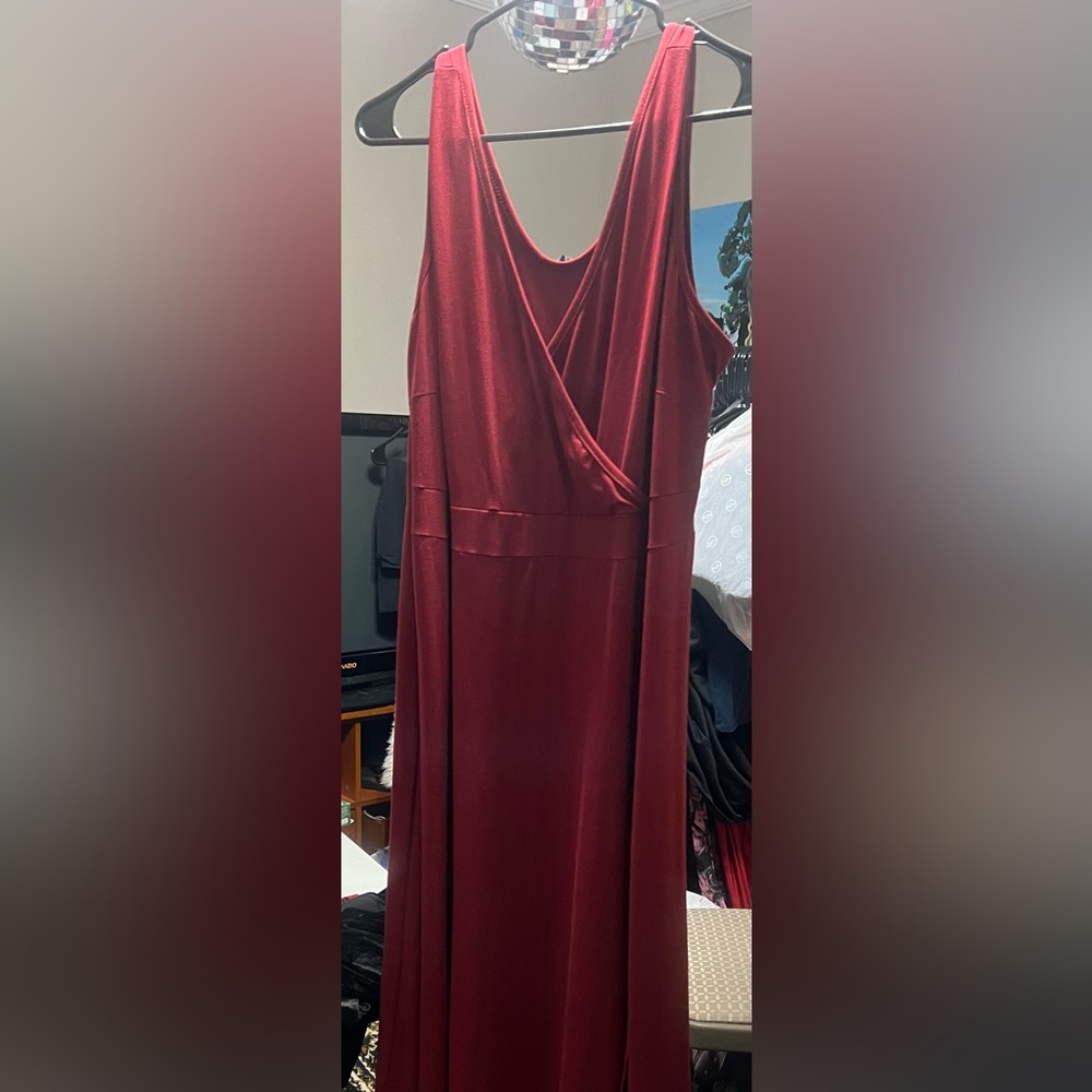Elegant Red Women's Dress size 3x , Amazon brand